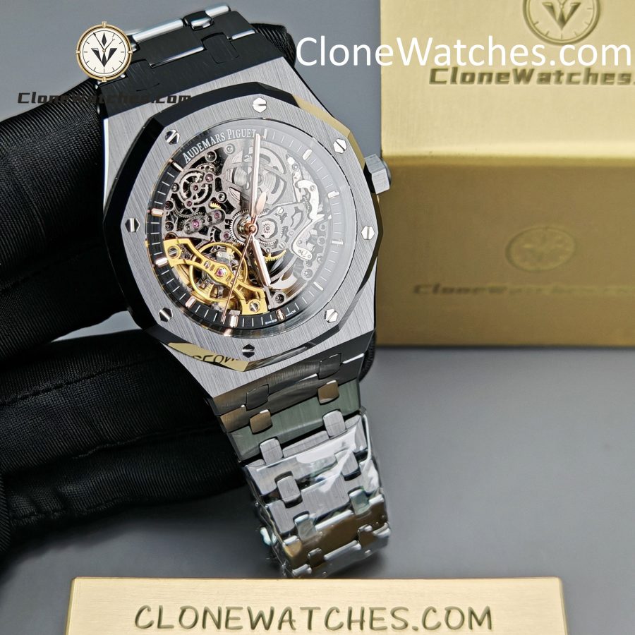 Audemars Piguet Super Clone Watches 1:1 Royal Oak 15416 Skeleton Dial - Image 4