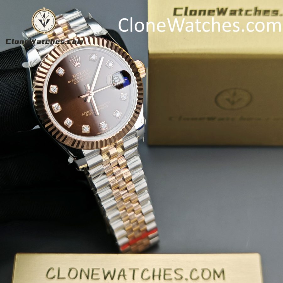 Rolex Super Clone Watches 1:1 DateJust m278271-0028 Jubilee 31MM 2236 Movement - Image 3
