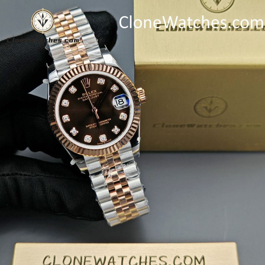 Rolex Super Clone Watches 1:1 DateJust m278271-0028 Jubilee 31MM 2236 Movement - Image 5