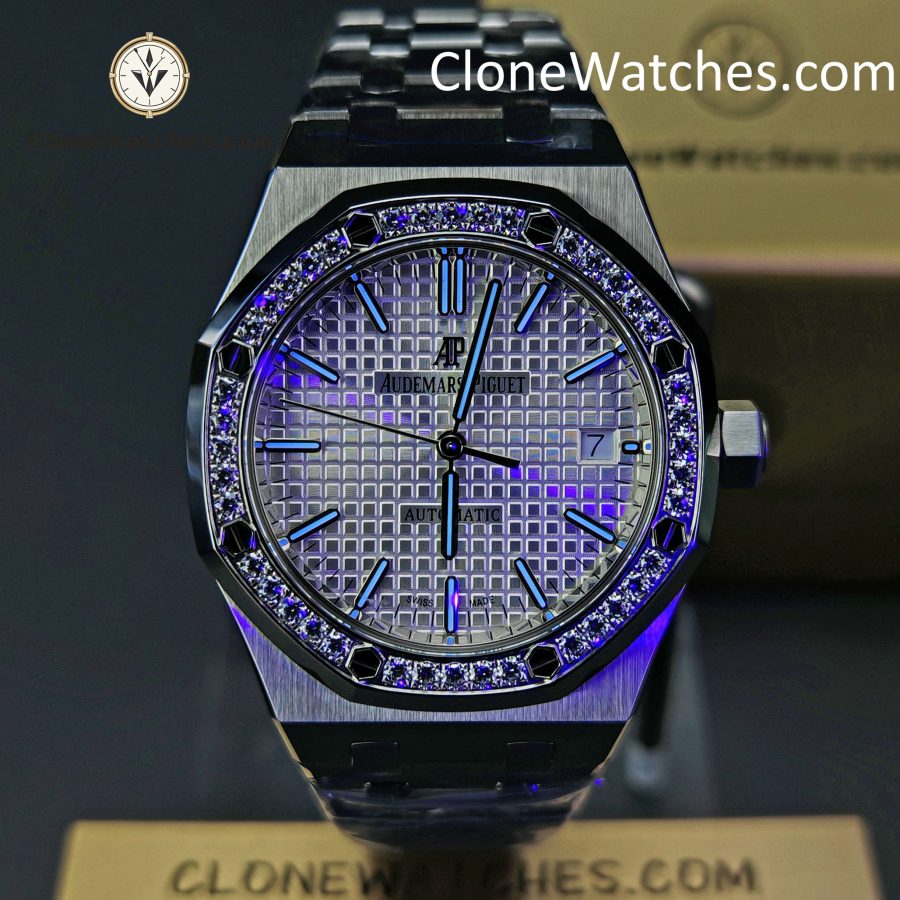 Audemars Piguet Super Clone Watches 1:1 Royal Oak 15453  White Dial 37MM - Image 2