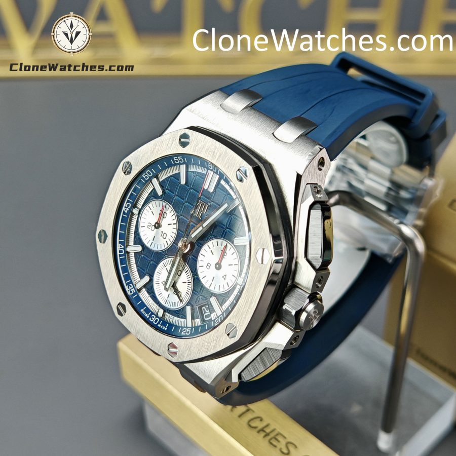 Audemars Piguet Super Clone Watches 1:1 Royal Oak Offshore Blue Dial 26420 Selfwinding Chronograph - Image 3