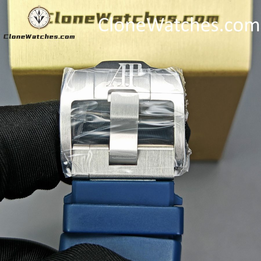 Audemars Piguet Super Clone Watches 1:1 Royal Oak Offshore Blue Dial 26420 Selfwinding Chronograph - Image 9