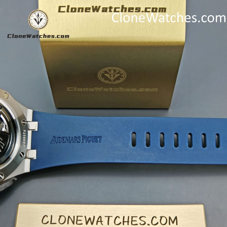Audemars Piguet Super Clone Watches 1:1 Royal Oak Offshore Blue Dial 26420 Selfwinding Chronograph - Image 11