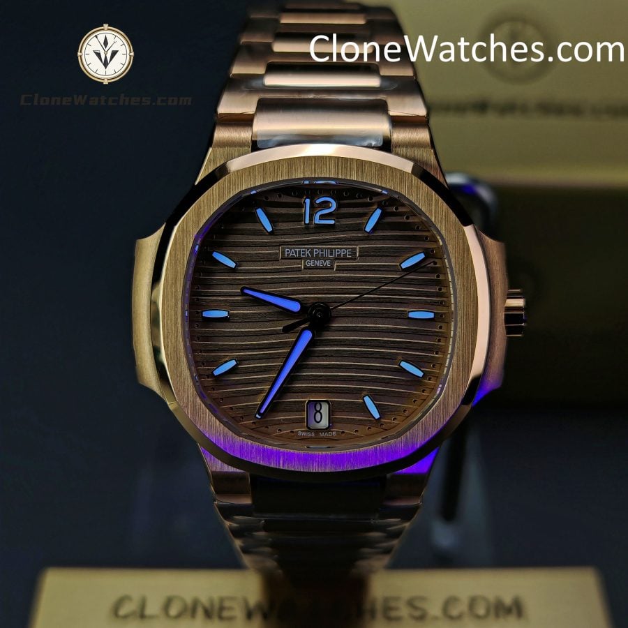 Patek Philippe Super Clone Watches 1:1 Nautilus Rose Gold 7118/1R-010 35.2 mm - Image 2