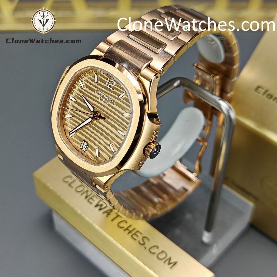Patek Philippe Super Clone Watches 1:1 Nautilus Rose Gold 7118/1R-010 35.2 mm - Image 3
