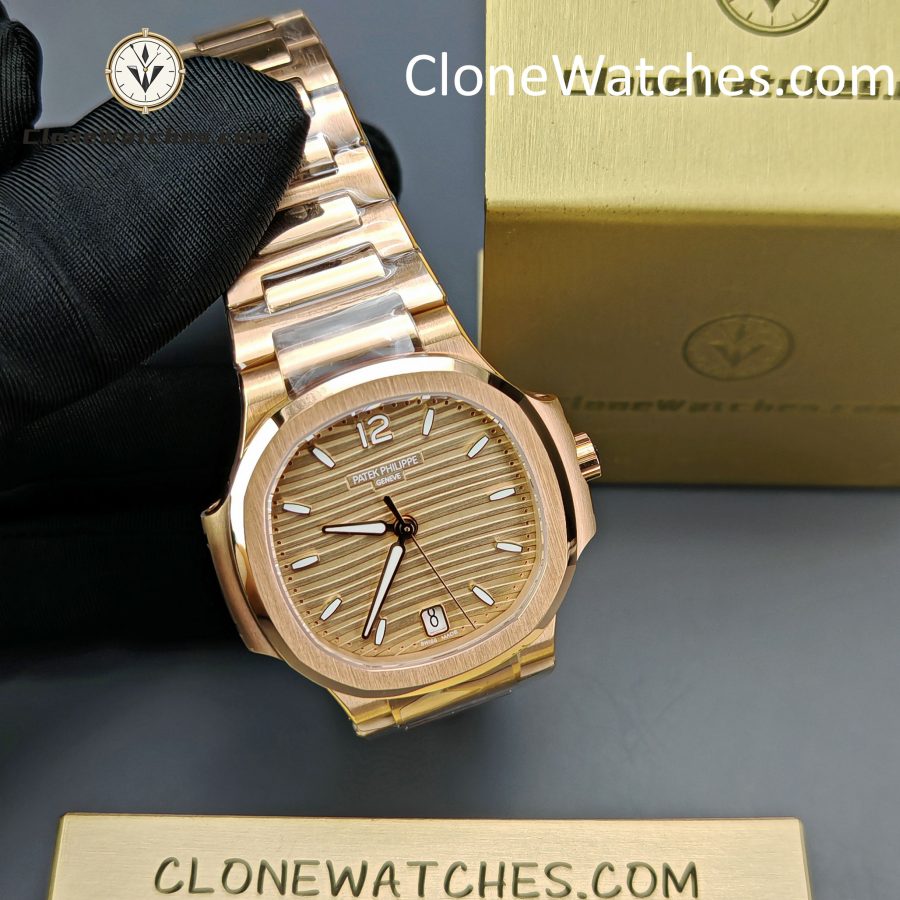 Patek Philippe Super Clone Watches 1:1 Nautilus Rose Gold 7118/1R-010 35.2 mm - Image 5