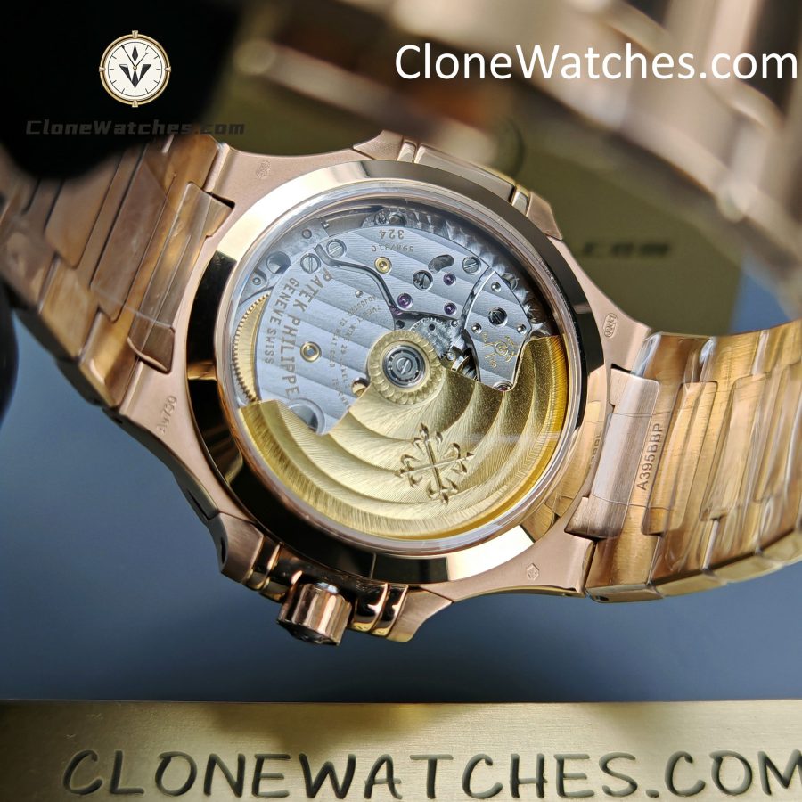 Patek Philippe Super Clone Watches 1:1 Nautilus Rose Gold 7118/1R-010 35.2 mm - Image 11