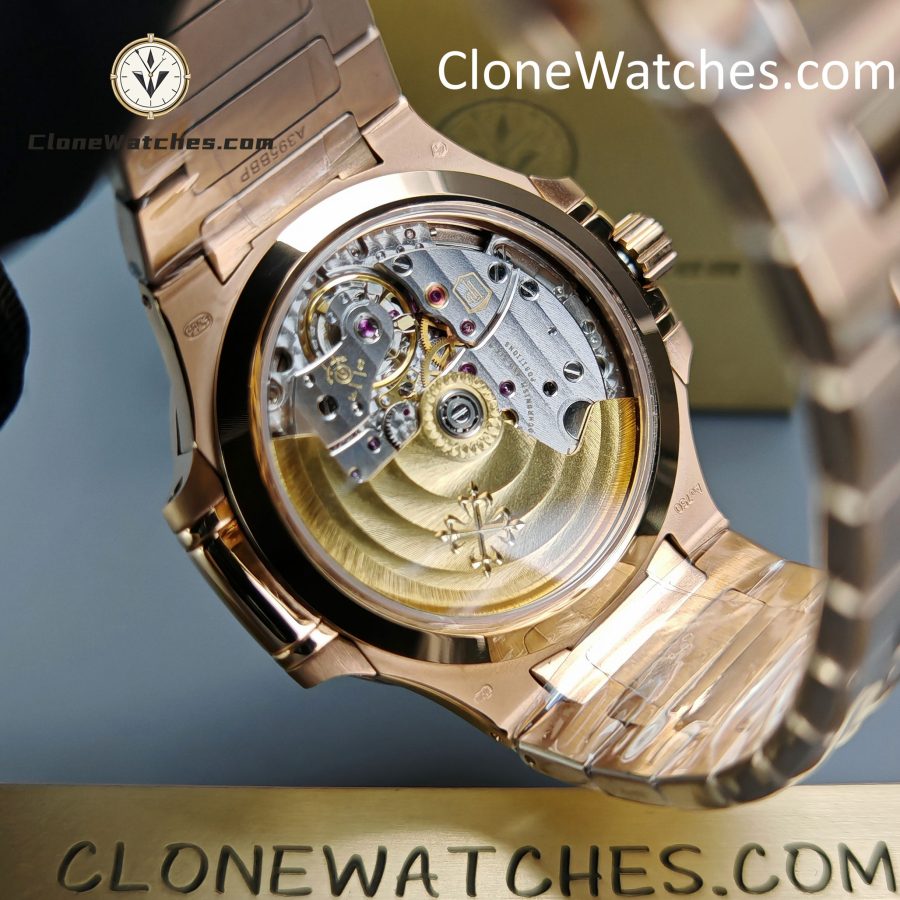 Patek Philippe Super Clone Watches 1:1 Nautilus Rose Gold 7118/1R-010 35.2 mm - Image 12
