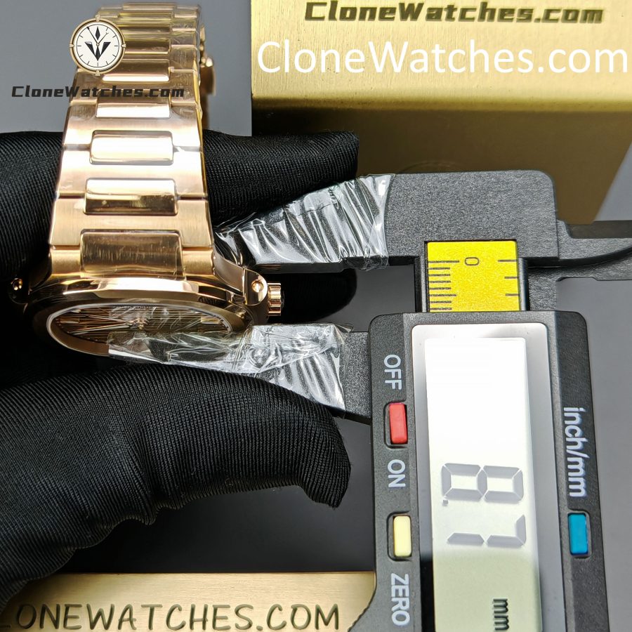 Patek Philippe Super Clone Watches 1:1 Nautilus Rose Gold 7118/1R-010 35.2 mm - Image 15