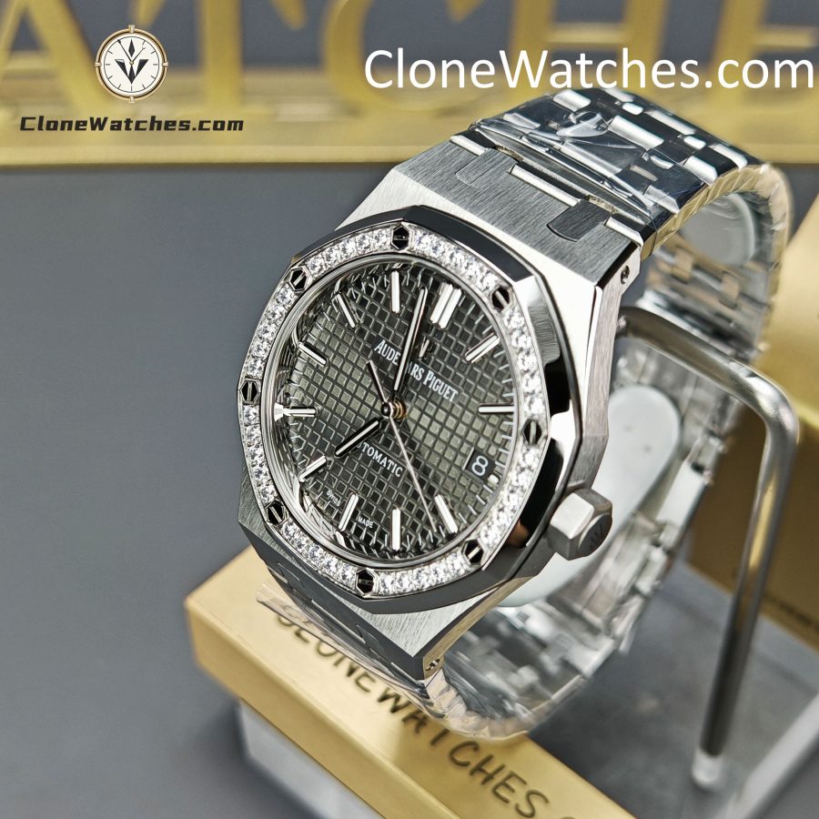 Audemars Piguet Super Clone Watches 1:1 Royal Oak 15451ST Grey Dial 37MM - Image 3