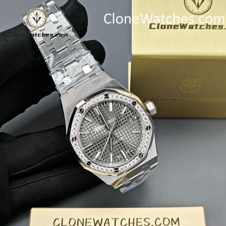 Audemars Piguet Super Clone Watches 1:1 Royal Oak 15451ST Grey Dial 37MM - Image 5