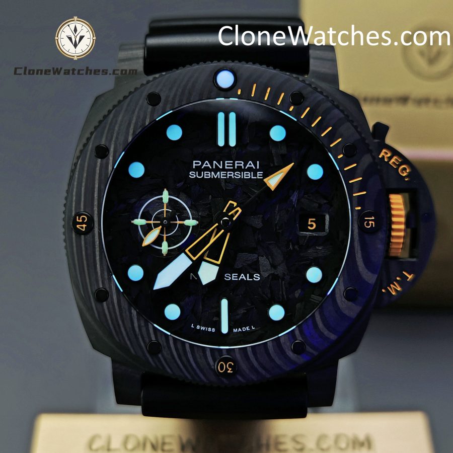 Panerai Super Clone Watches 1:1 Submersible GMT Carbotech™ PAM01324 44mm - Image 2