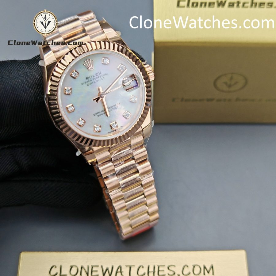 Rolex Super Clone Watches 1:1 DateJust m278275-0009 President 31MM 2236 Movement - Image 3