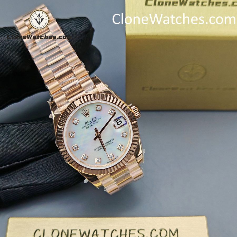 Rolex Super Clone Watches 1:1 DateJust m278275-0009 President 31MM 2236 Movement - Image 4
