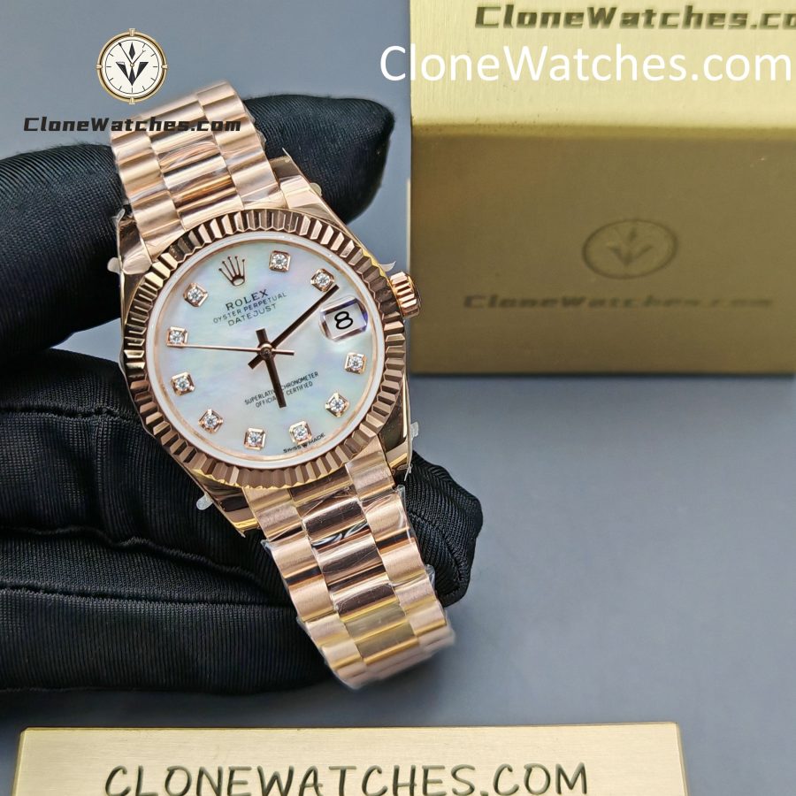 Rolex Super Clone Watches 1:1 DateJust m278275-0009 President 31MM 2236 Movement - Image 5