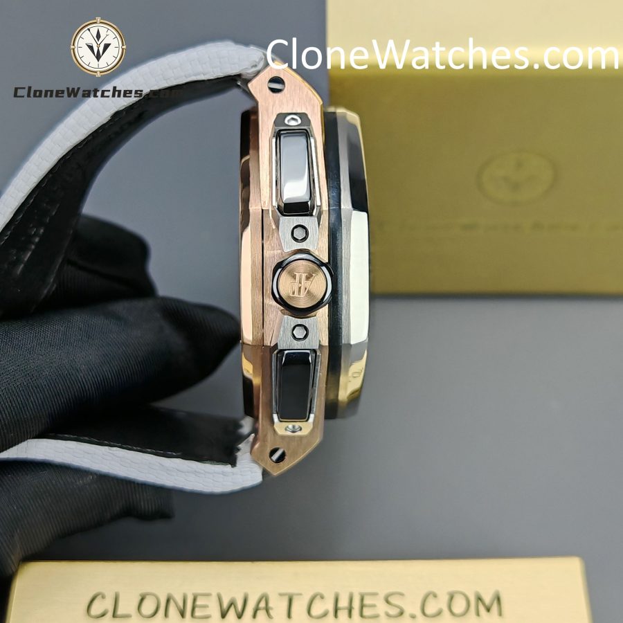 Audemars Piguet Super Clone Watches 1:1 Royal Oak Offshore Rose Gold Gray Dial 26420 Selfwinding Chronograph - Image 7