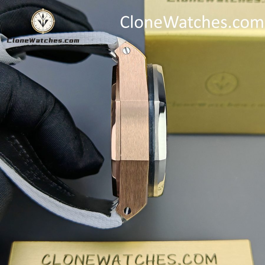Audemars Piguet Super Clone Watches 1:1 Royal Oak Offshore Rose Gold Gray Dial 26420 Selfwinding Chronograph - Image 8