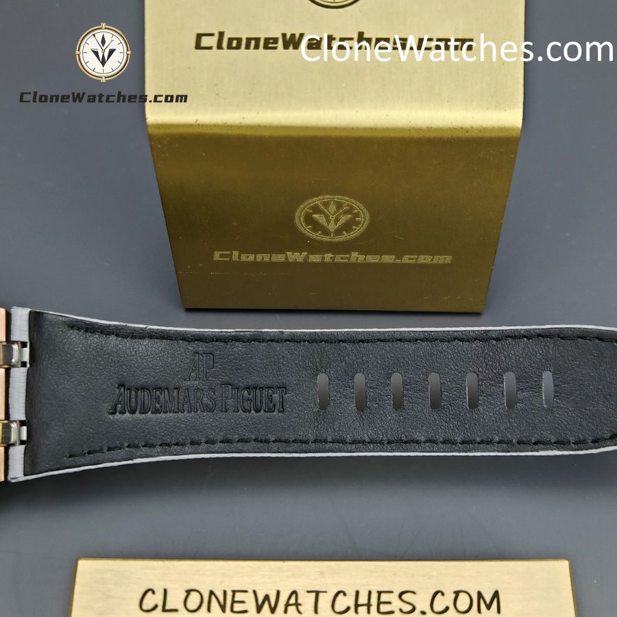 Audemars Piguet Super Clone Watches 1:1 Royal Oak Offshore Rose Gold Gray Dial 26420 Selfwinding Chronograph - Image 11