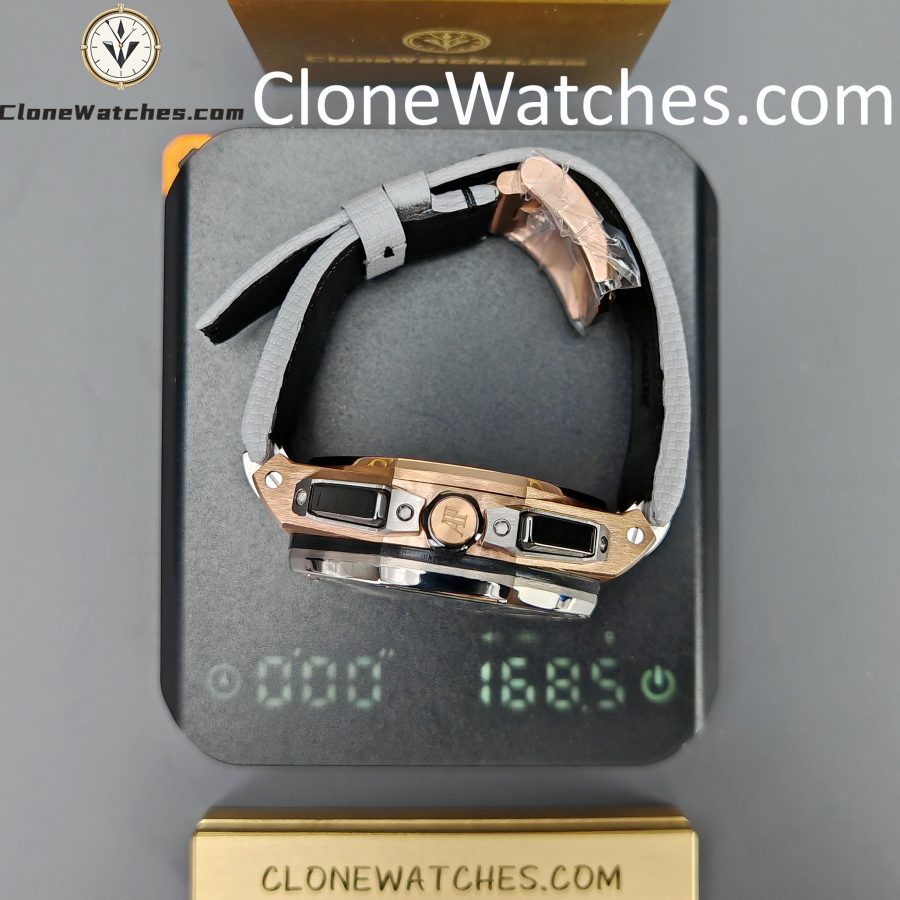 Audemars Piguet Super Clone Watches 1:1 Royal Oak Offshore Rose Gold Gray Dial 26420 Selfwinding Chronograph - Image 14