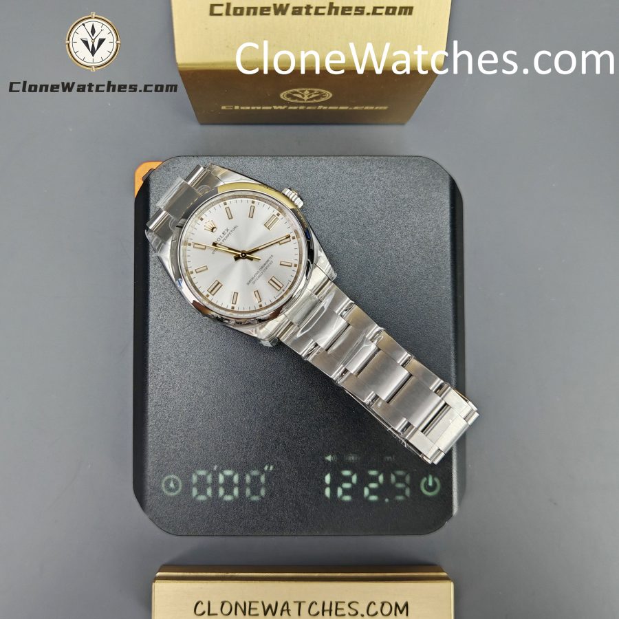 Rolex Super Clone Watches 1:1 Oyster Perpetual Silver Dial 36mm m126000-0001 3230 Movement - Image 17
