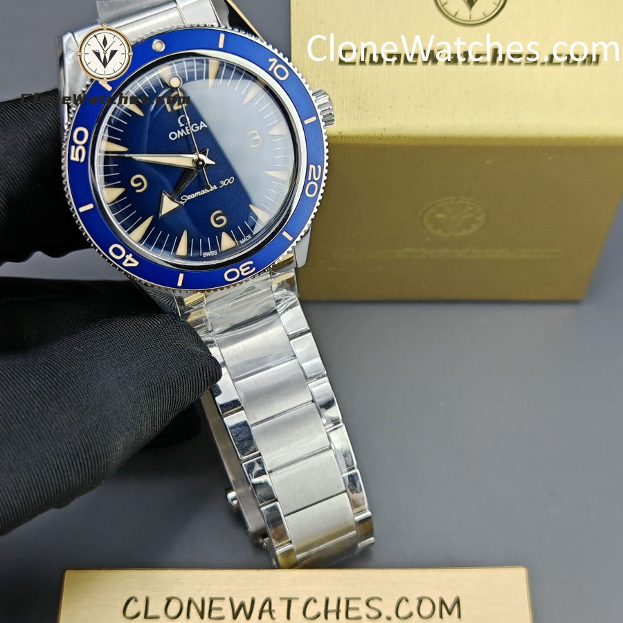 OMEGA Super Clone Watches 1:1 Seamaster 300M 234.30.41.21.03.001 41MM - Image 4