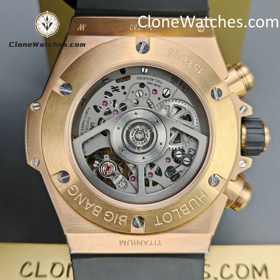 Hublot Super Clone Watches 1:1 Big Bang Unico King Gold Diamonds 42 mm 441.OX.1181.RX.1104 - Image 13