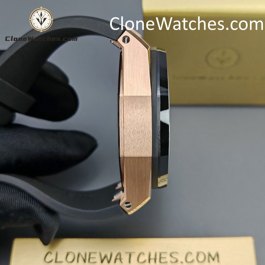 Audemars Piguet Super Clone Watches 1:1 Royal Oak Offshore Rose Gold Black Dial 26420 Selfwinding Chronograph - Image 8
