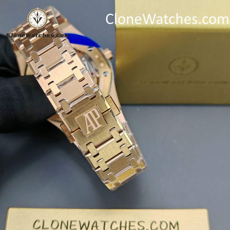 Audemars Piguet Super Clone Watches 1:1 Royal Oak"Jumbo" Extra-Thin "50th Anniversary" 16202 Smoked Grey Dial 39MM - Image 10