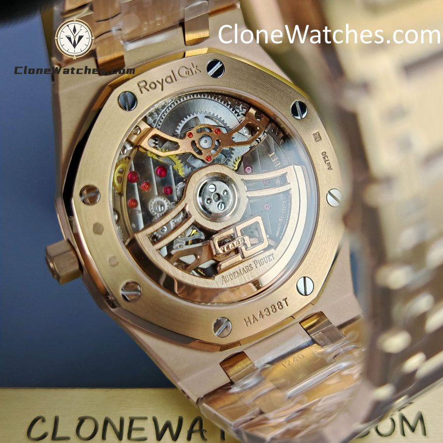 Audemars Piguet Super Clone Watches 1:1 Royal Oak"Jumbo" Extra-Thin "50th Anniversary" 16202 Smoked Grey Dial 39MM - Image 11