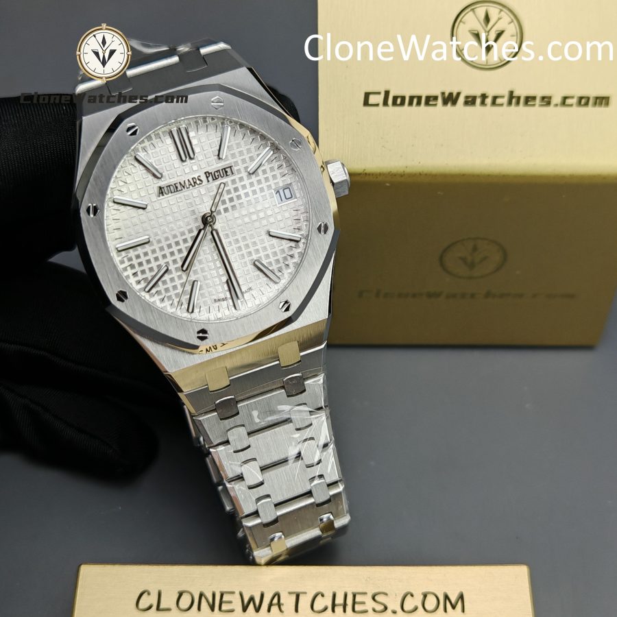Audemars Piguet Super Clone Watches 1:1 Royal Oak  15510 White Dial 41MM Selfwinding - Image 4
