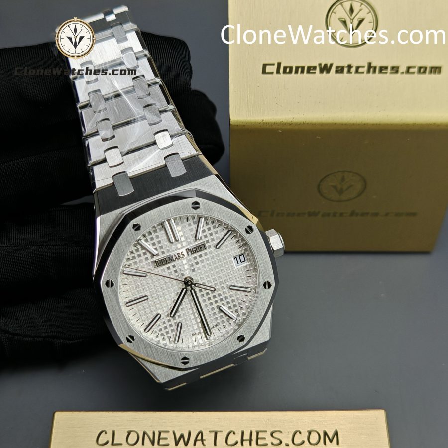 Audemars Piguet Super Clone Watches 1:1 Royal Oak  15510 White Dial 41MM Selfwinding - Image 5