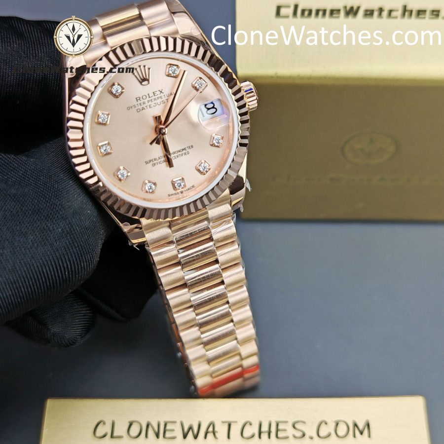 Rolex Super Clone Watches 1:1 DateJust m278275-0031 President 31MM 2236 Movement - Image 3