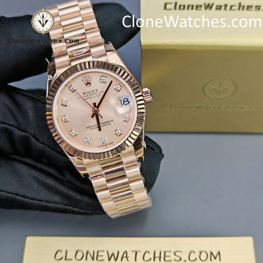 Rolex Super Clone Watches 1:1 DateJust m278275-0031 President 31MM 2236 Movement - Image 5