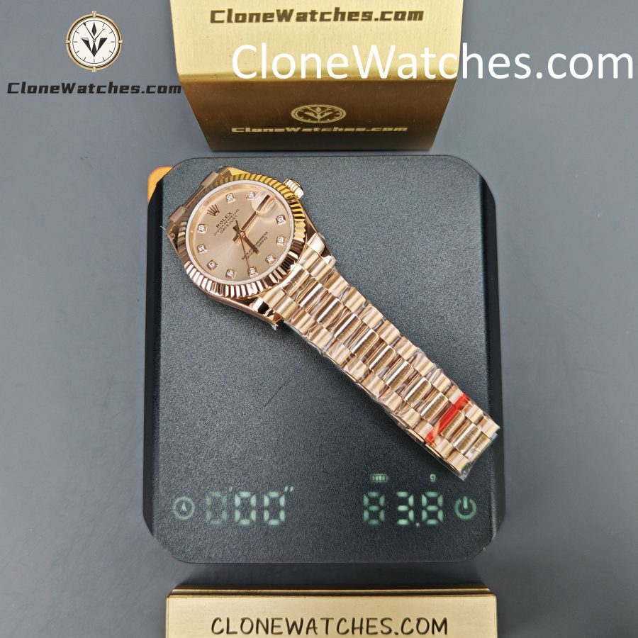 Rolex Super Clone Watches 1:1 DateJust m278275-0031 President 31MM 2236 Movement - Image 16
