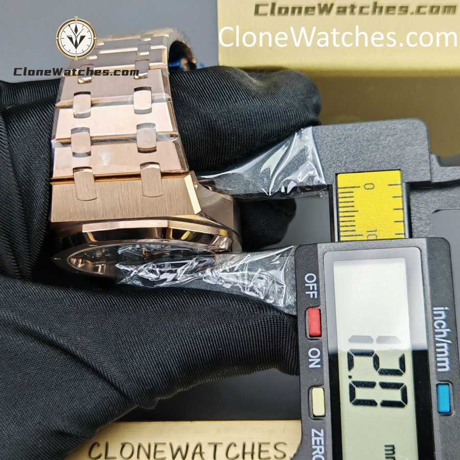 Audemars Piguet Super Clone Watches 1:1 Royal Oak Rose Gold 26240 Green Dial - Image 15