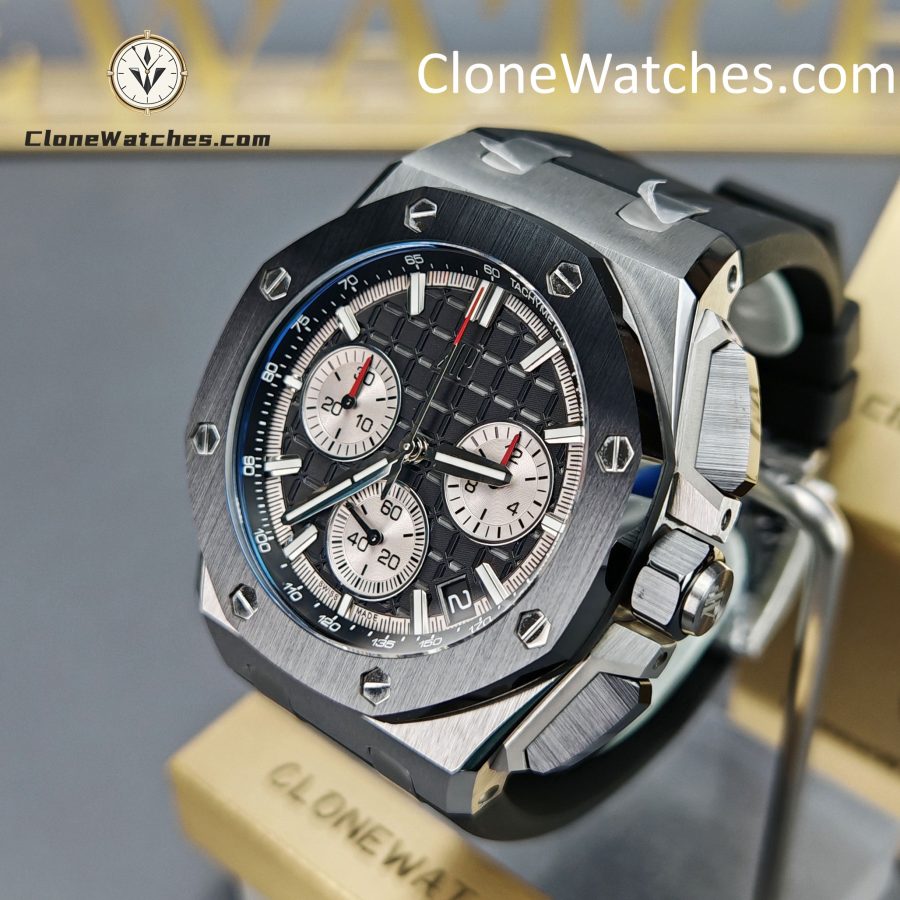 Audemars Piguet Super Clone Watches 1:1 Royal Oak Offshore Black Dial 26420 Selfwinding Chronograph - Image 3