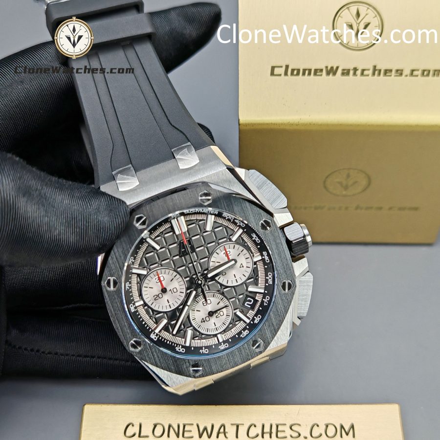 Audemars Piguet Super Clone Watches 1:1 Royal Oak Offshore Black Dial 26420 Selfwinding Chronograph - Image 6