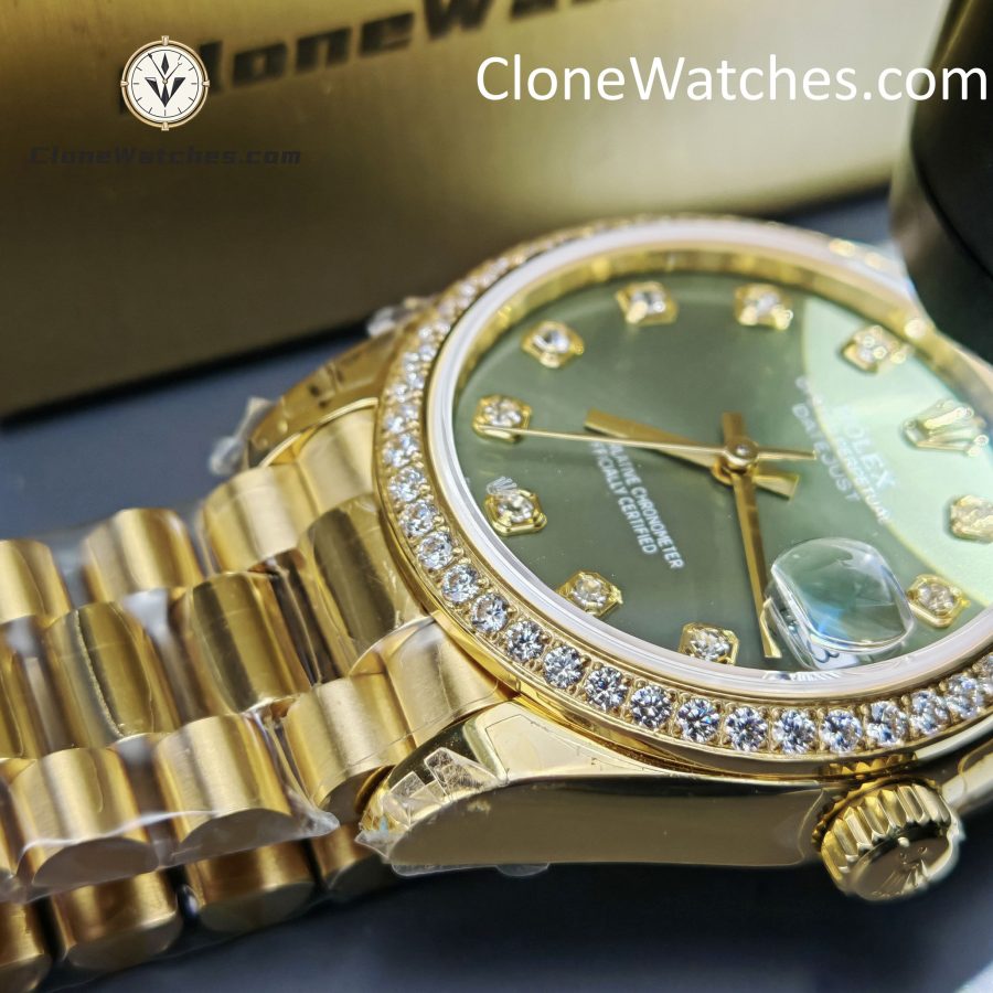 Rolex Super Clone Watches 1:1 DateJust m278288rbr-0007 President  31MM 2236 Movement - Image 13