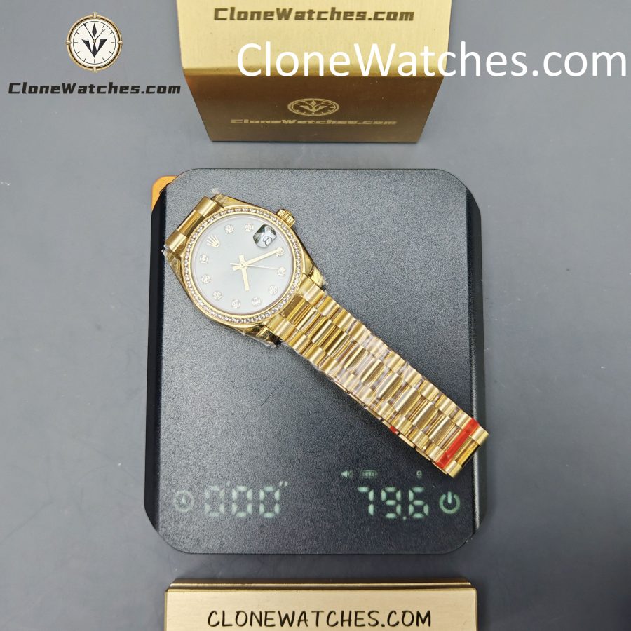 Rolex Super Clone Watches 1:1 DateJust m278288rbr-0007 President  31MM 2236 Movement - Image 15