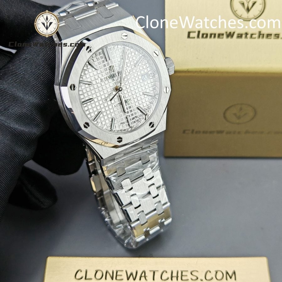 Audemars Piguet Super Clone Watches 1:1 Royal Oak 15450 White Dial 37MM - Image 4