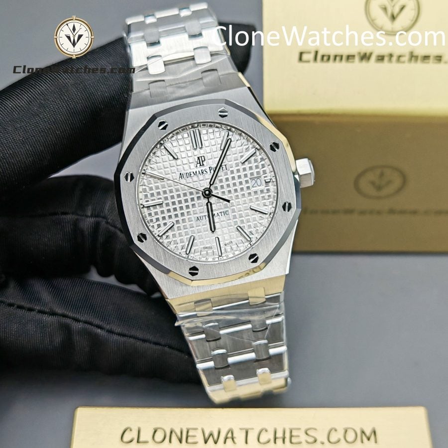 Audemars Piguet Super Clone Watches 1:1 Royal Oak 15450 White Dial 37MM - Image 5