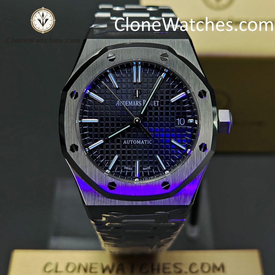 Audemars Piguet Super Clone Watches 1:1 Royal Oak 15450 Blue Dial 37MM - Image 2