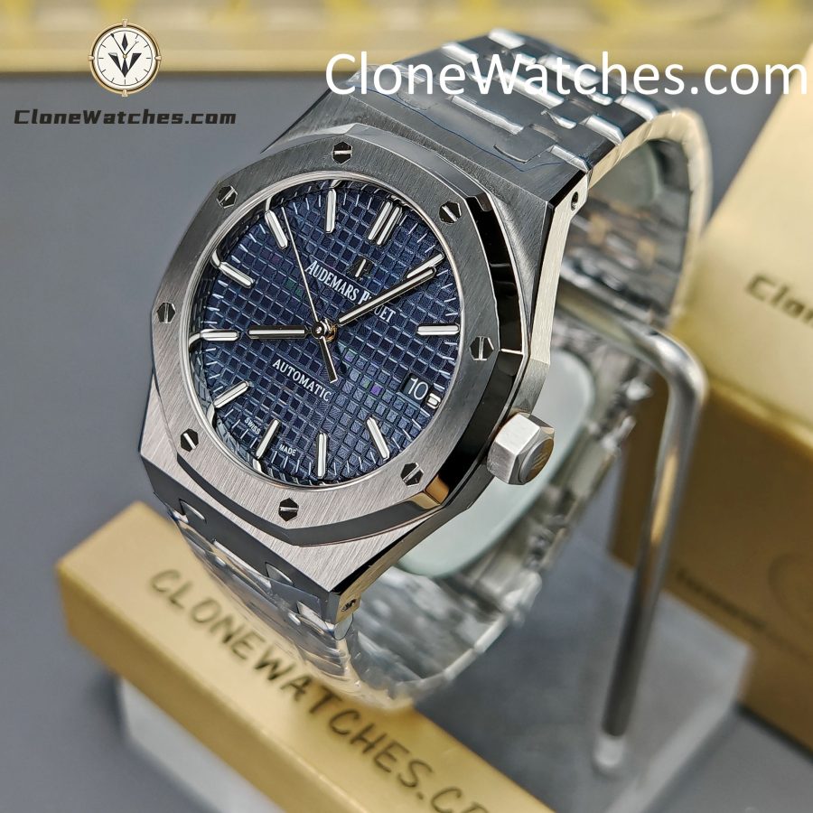 Audemars Piguet Super Clone Watches 1:1 Royal Oak 15450 Blue Dial 37MM - Image 3