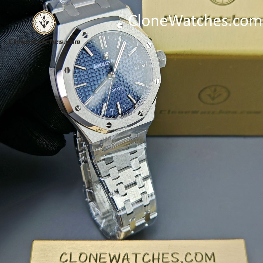 Audemars Piguet Super Clone Watches 1:1 Royal Oak 15450 Blue Dial 37MM - Image 4
