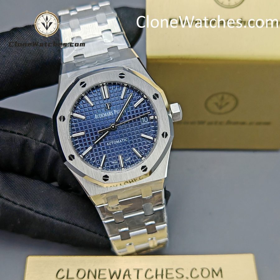 Audemars Piguet Super Clone Watches 1:1 Royal Oak 15450 Blue Dial 37MM - Image 6