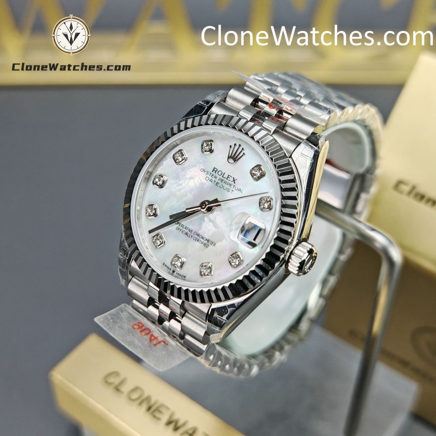 Rolex Super Clone Watches 1:1 DateJust m278274-0006 Jubilee 31MM 2236 Movement - Image 2