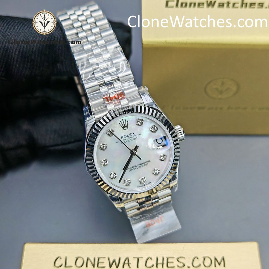 Rolex Super Clone Watches 1:1 DateJust m278274-0006 Jubilee 31MM 2236 Movement - Image 4