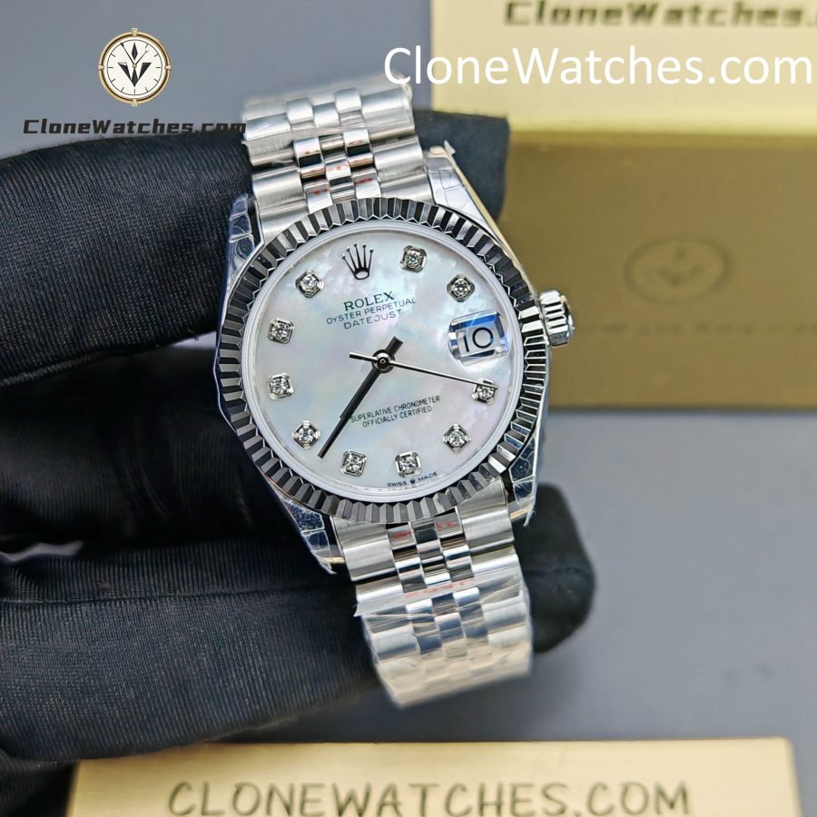 Rolex Super Clone Watches 1:1 DateJust m278274-0006 Jubilee 31MM 2236 Movement - Image 5