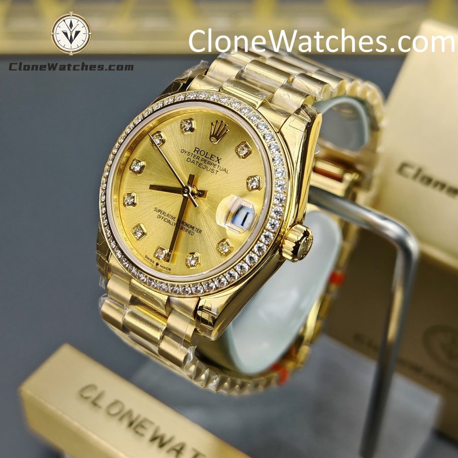 Rolex Super Clone Watches 1:1 DateJust m278288rbr-0005 President 31MM 2236 Movement - Image 2