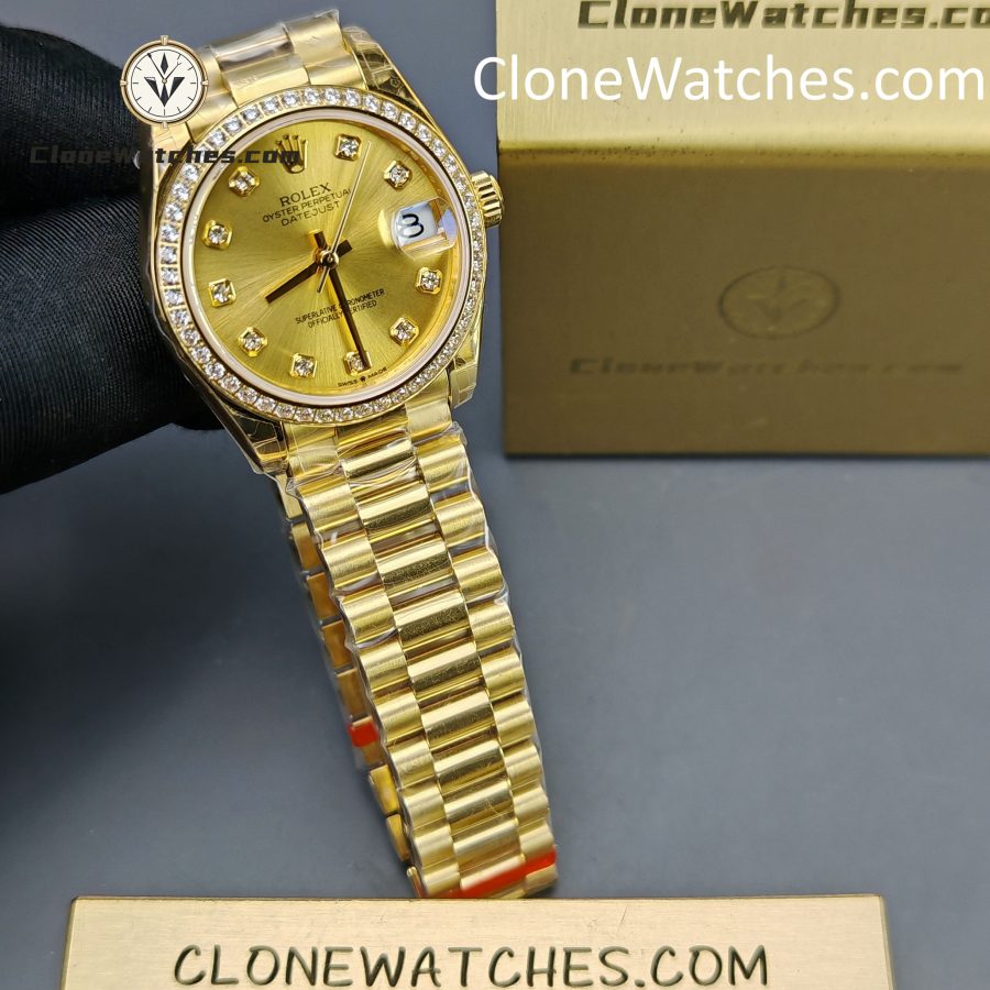 Rolex Super Clone Watches 1:1 DateJust m278288rbr-0005 President 31MM 2236 Movement - Image 3